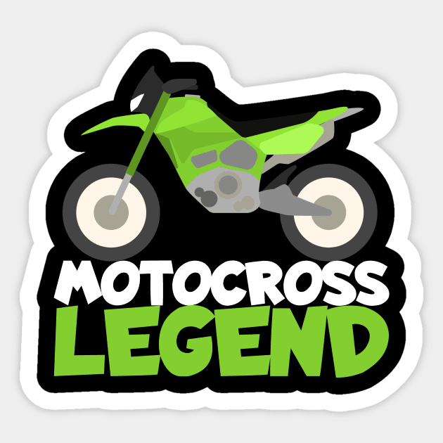 Motocross legend Sticker by maxcode